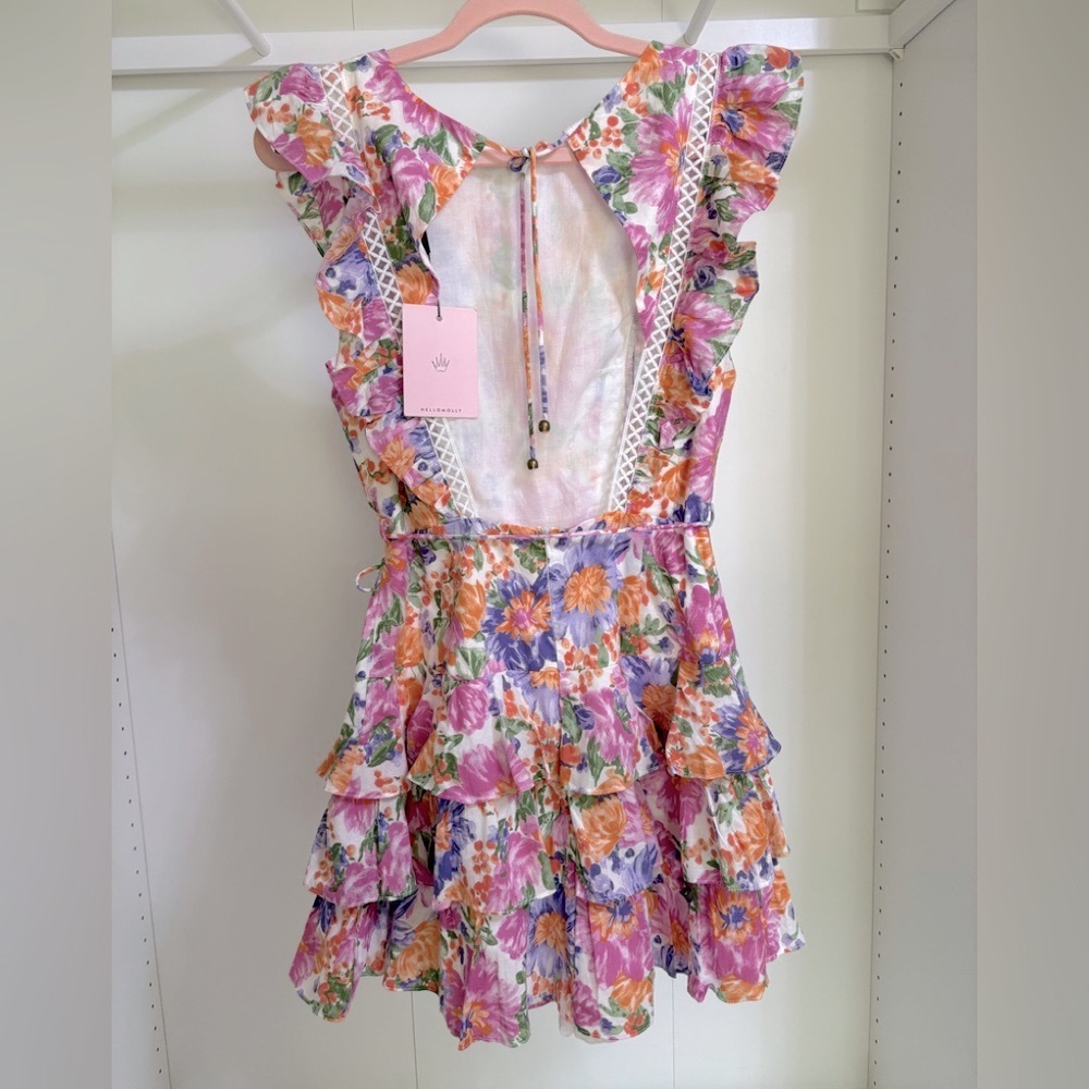 Hello Molly Sparks Are Flying Floral Mini Dress - Picture 5 of 5